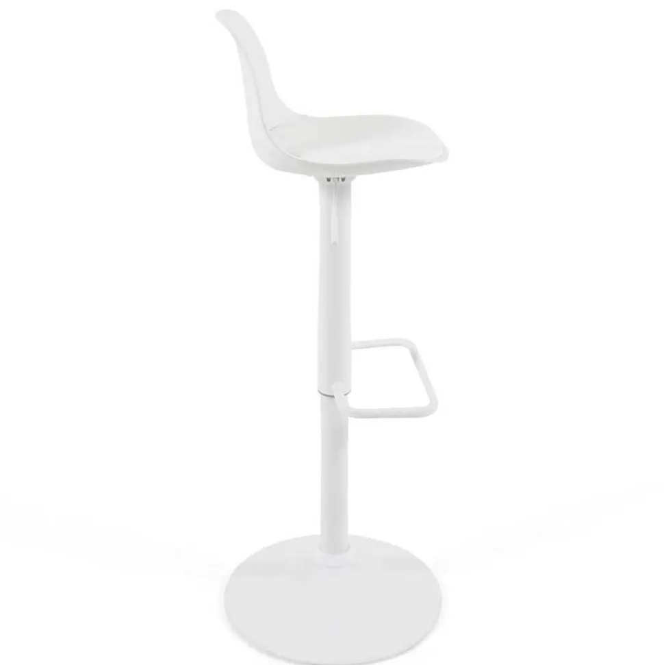 Barstuhl mit Sitzschale & Tellerfuß - Fenturam (2er Set)