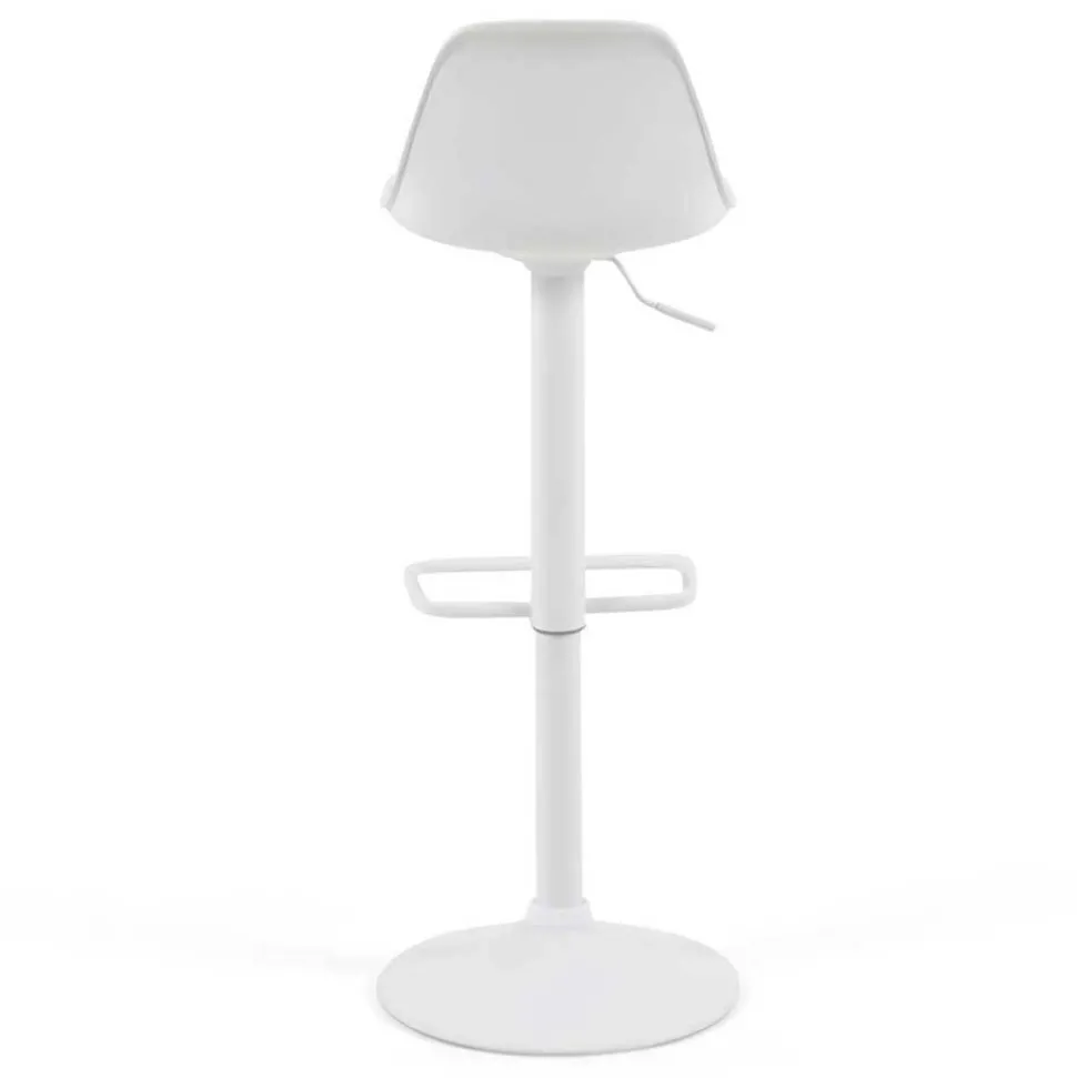 Barstuhl mit Sitzschale & Tellerfuß - Fenturam (2er Set)