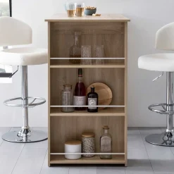 Bartisch mit Regal in Sonoma-Eiche - Calls