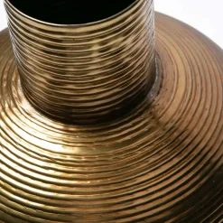 Bauchige Vasen in Altmessingfarben - Miriam (2er Set)