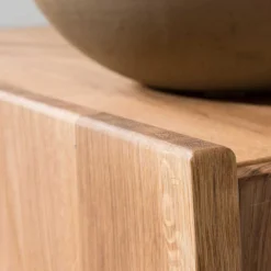 Baumkanten Eichen Kommode geölt - Avidora