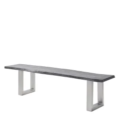 Baumkanten Küchenbank in Akazie Grau - Clause