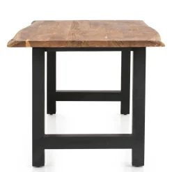 Baumkanten Tischgruppe Set - Bryan (fünfteilig)