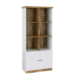 Bücherregal in Holz verwittert Dekor - Heico