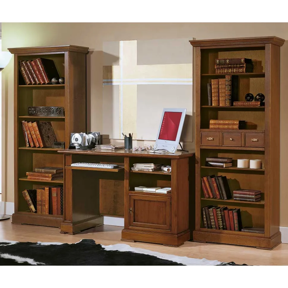 Bücherregal in Walnussfarben Antik - Istefanio