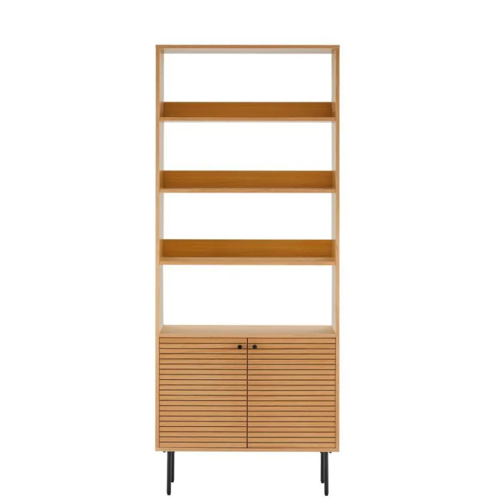 Bücherregal mit Eiche Furnier - Virona