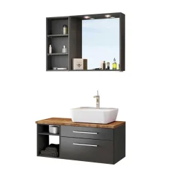 Becken & Unterschrank im Möbelset - Estregos (dreiteilig)