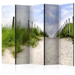 Bedruckter Bild Paravent Dünenweg - Veccio