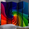 Bedruckter Paravent in Regenbogenfarben - Mapel