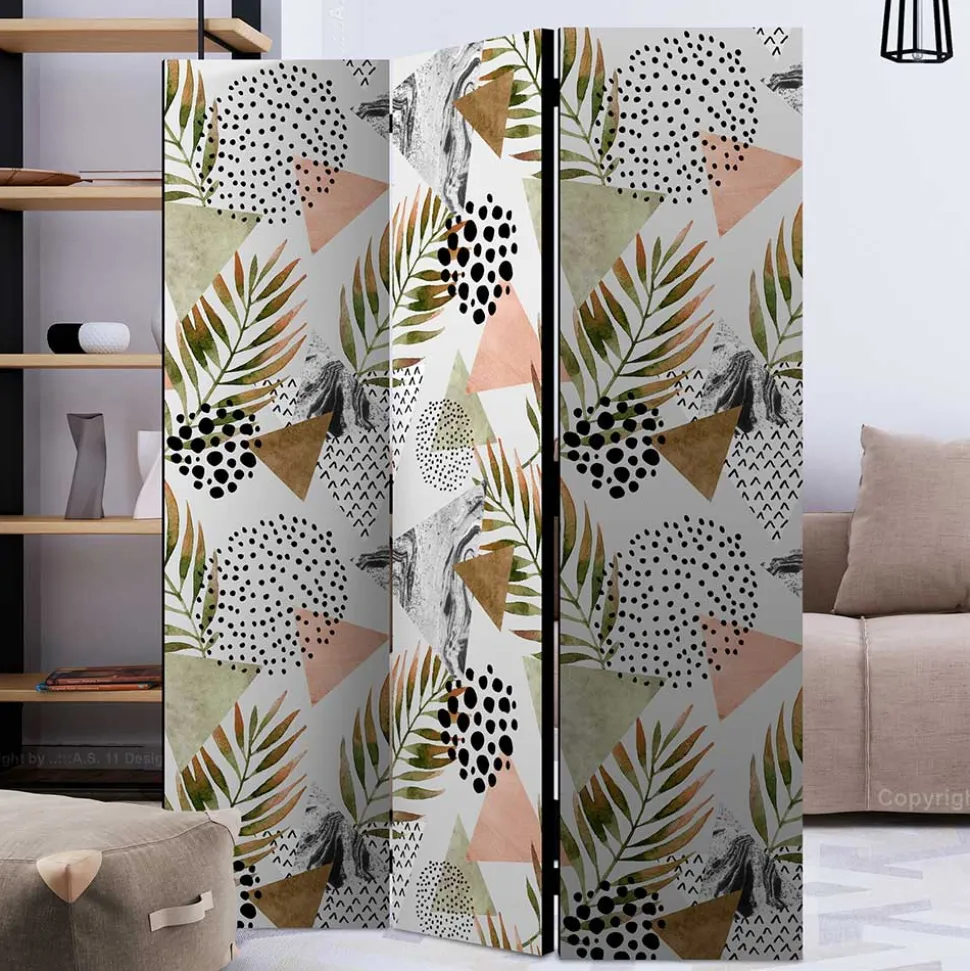 Bedruckter Paravent mit modernem Muster Motiv - Vipe