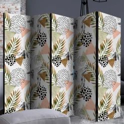 Bedruckter Paravent mit modernem Muster Motiv - Vipe