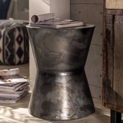 Beistelltisch aus Eisen mit Antik Finish - Altamira