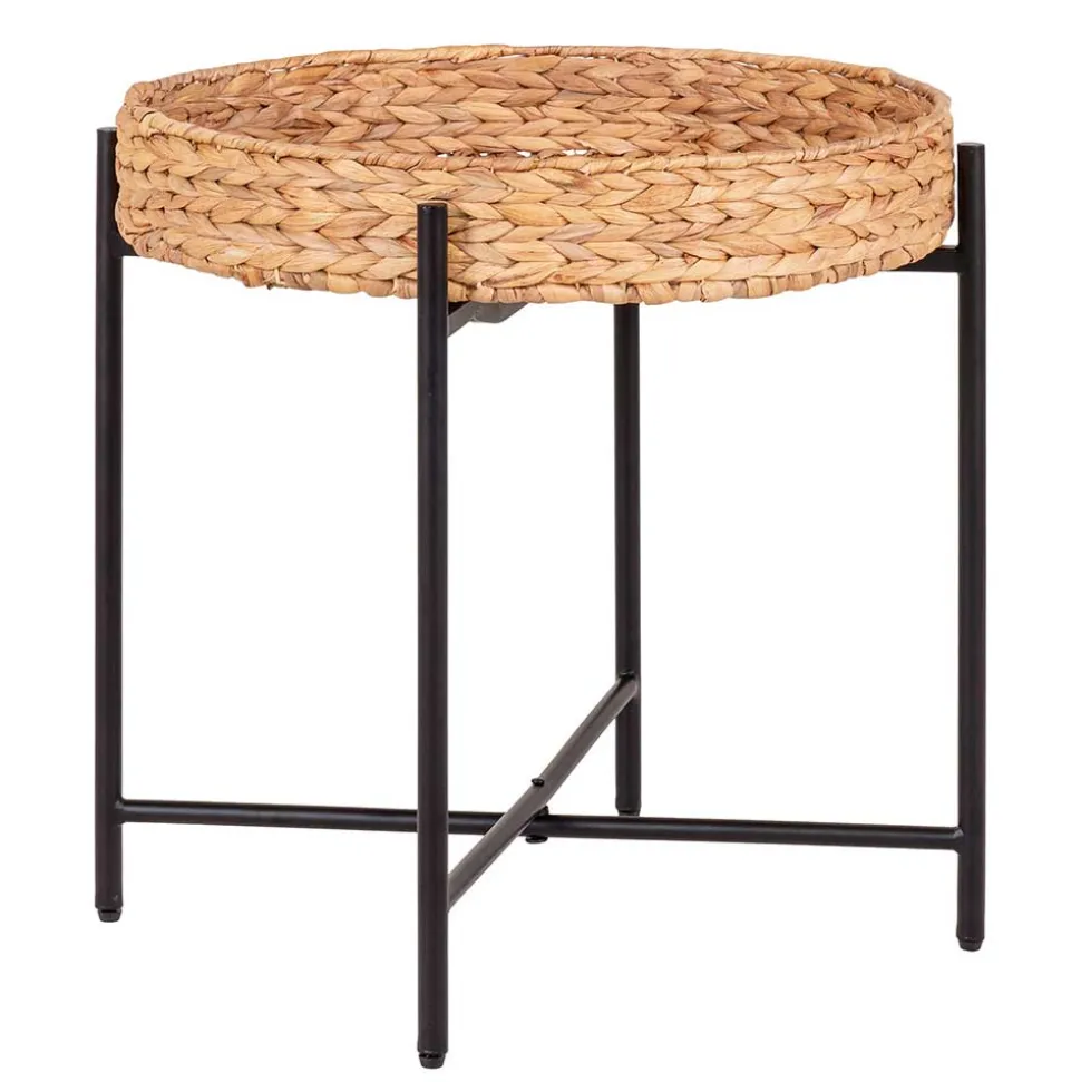 Beistelltisch aus Geflecht Wasserhyazinthe - Ofmany