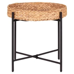 Beistelltisch aus Geflecht Wasserhyazinthe - Ofmany