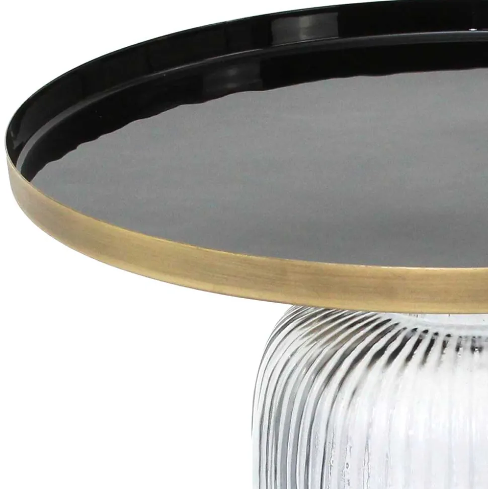 Beistelltisch aus Metall mit Emaille - Amyl