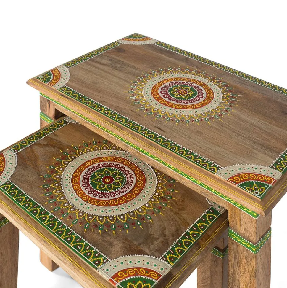 Beistelltisch Duo im Boho Style - Losvonos (zweiteilig)