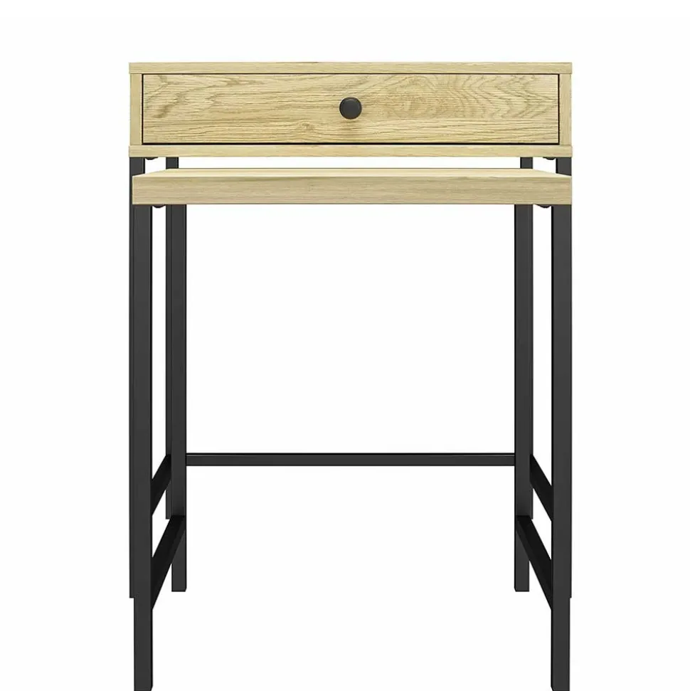 Beistelltisch Duo in Eiche Optik - Almaron (zweiteilig)