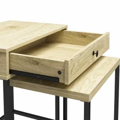 Beistelltisch Duo in Eiche Optik - Almaron (zweiteilig)