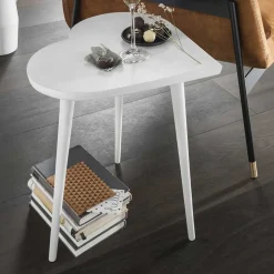 Beistelltisch im Herzdesign in Weiß - Vilantinos