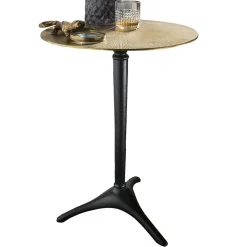 Beistelltisch in Altgold & Schwarz - Gomeria
