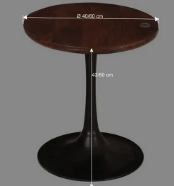 Beistelltisch in Rund mit Trompetenfuß - Offia