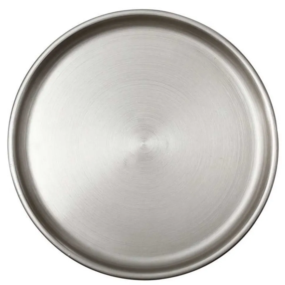 Beistelltisch in Silber mit Anthrazit - Gulia