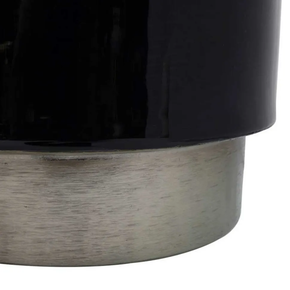 Beistelltisch in Silber mit Anthrazit - Gulia