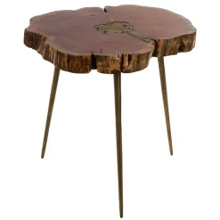 Beistelltisch mit Baumscheibe Platte - Sibyella