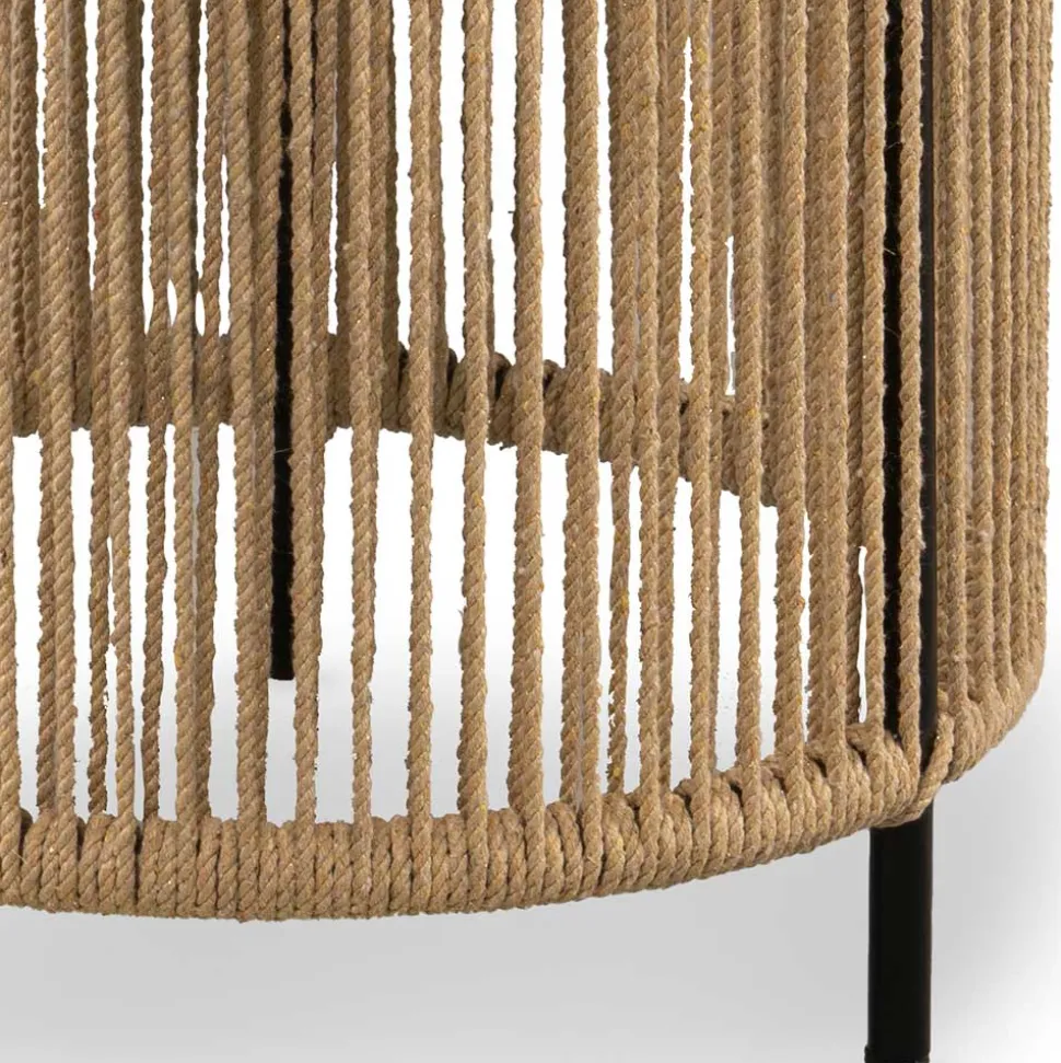 Beistelltisch mit Rauchglas Platte - Pharina