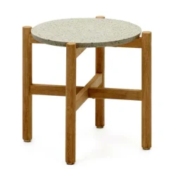 Beistelltisch mit Terrazzo Platte - Finola