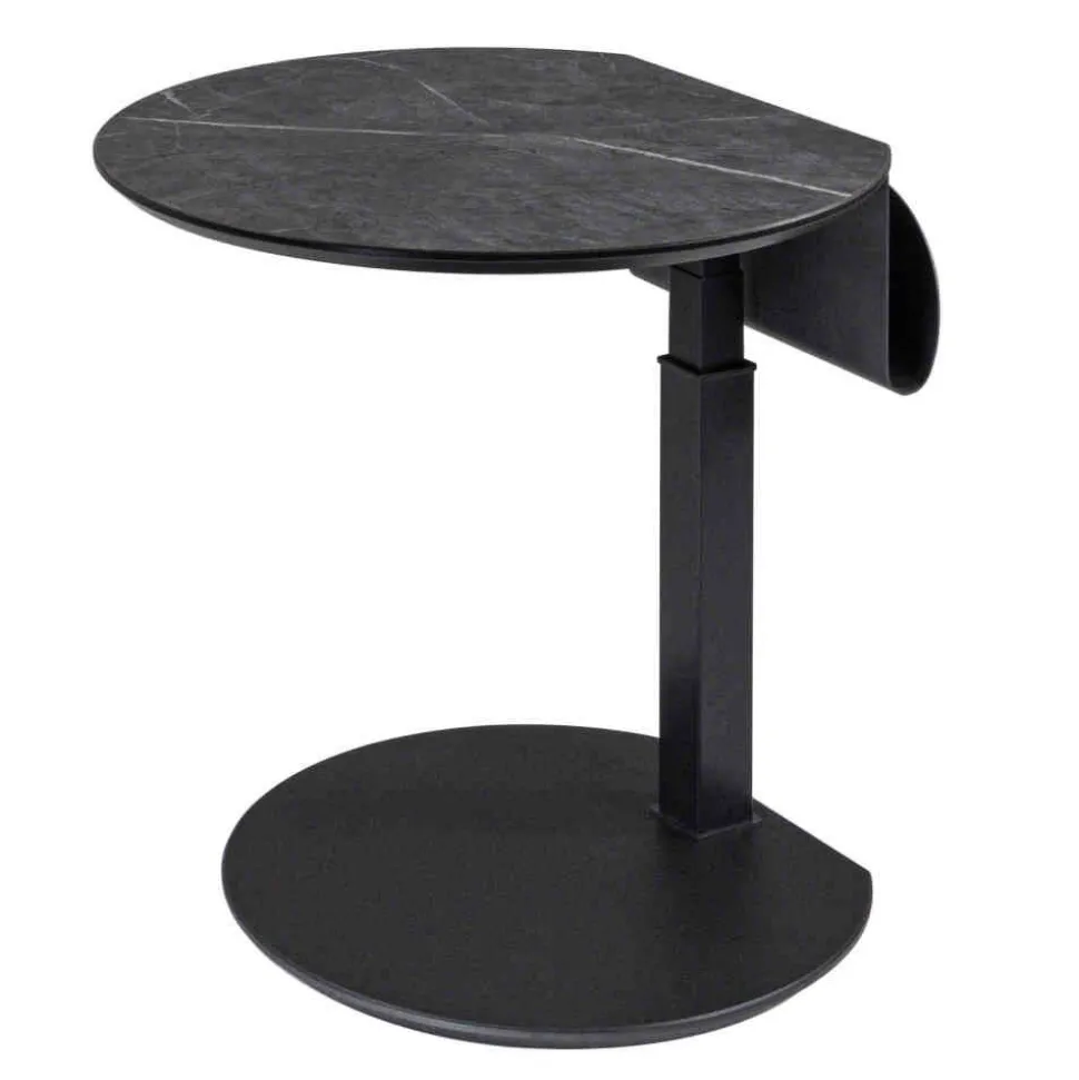 Beistelltisch mit Zeitungsablage höhenverstellbar - Granado