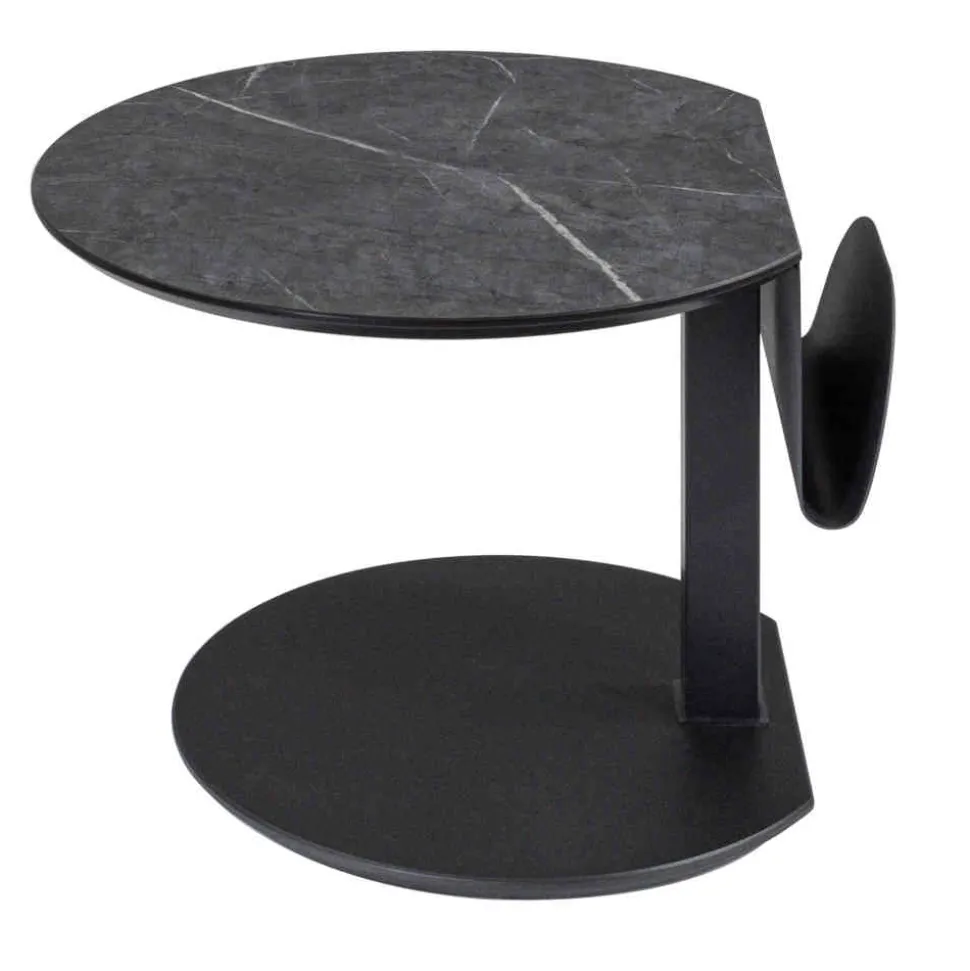 Beistelltisch mit Zeitungsablage höhenverstellbar - Granado