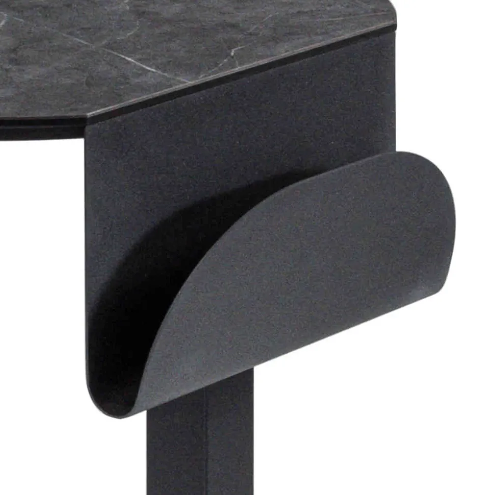 Beistelltisch mit Zeitungsablage höhenverstellbar - Granado