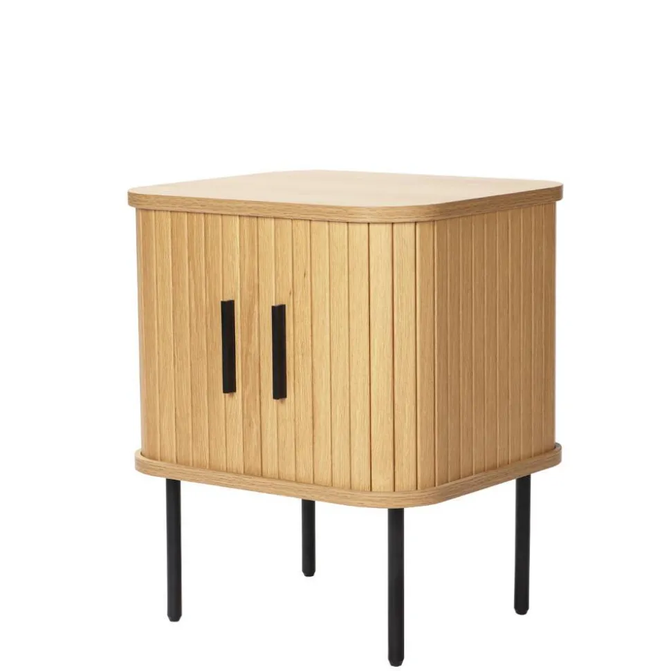 Beistelltisch Nachtkommode mit Schiebetüren - Barnetta