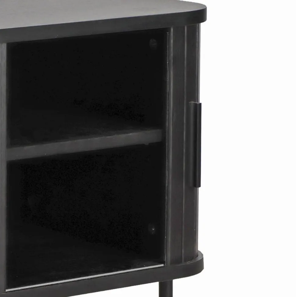 Beistelltisch Nachtkommode mit Schiebetüren - Lurymav