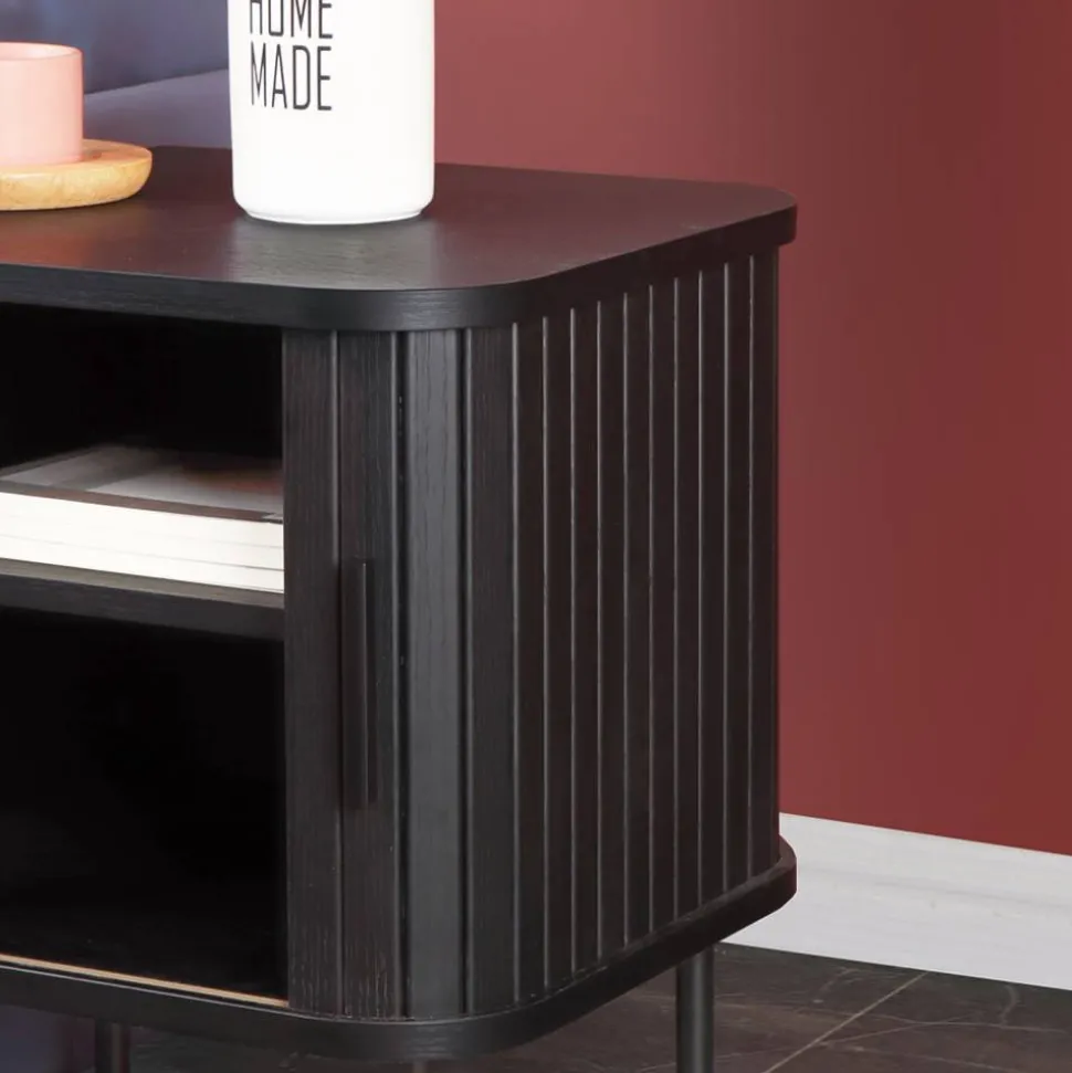 Beistelltisch Nachtkommode mit Schiebetüren - Lurymav