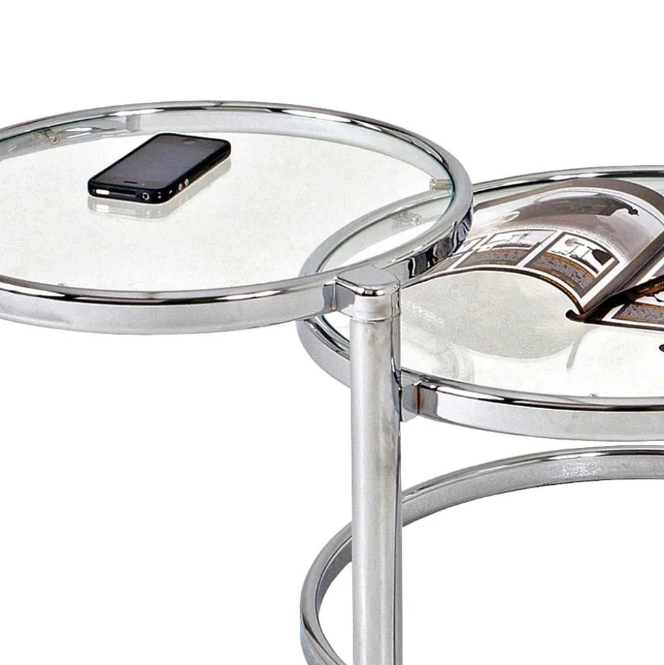 Beistelltisch Rounder in Silber