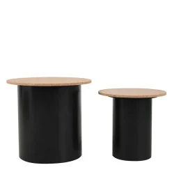 Beistelltische mit Korkplatte - Gaddy (zweiteilig)