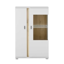 Beleuchtete TV Anbauwand Möbelset - Racelyn (dreiteilig)