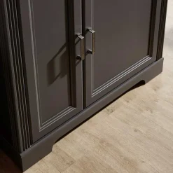 Beleuchtete TV Wohnwand Landhaus - Thumbs (vierteilig)