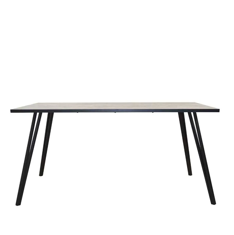 Beton Optik Tisch & Schwingstühle - Grenados (fünfteilig)