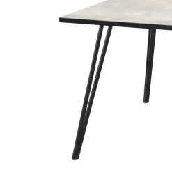 Beton Optik Tisch & Schwingstühle - Grenados (fünfteilig)