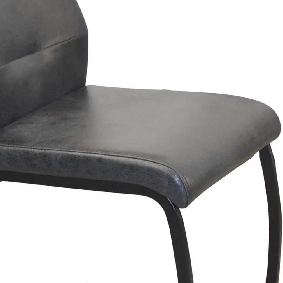 Beton Optik Tisch & Schwingstühle - Grenados (fünfteilig)