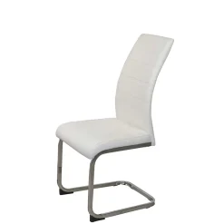 Betonoptik Säulentisch & Freischwinger - Gates (fünfteilig)