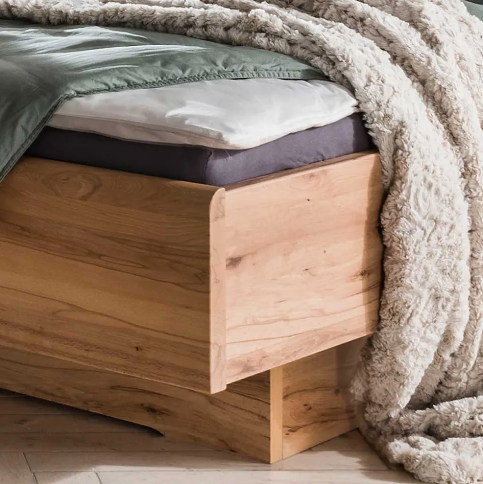 Bett Anlage aus Kernbuche - Krofun (dreiteilig)