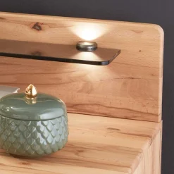 Bett Anlage aus Kernbuche - Krofun (dreiteilig)