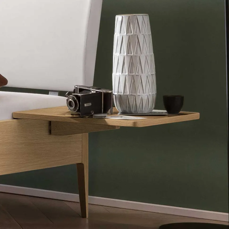 Bett aus Eiche Massivholz Hell - Croatia