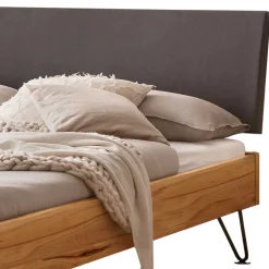 Bett aus Massivholz Wildbuche geölt - Francais