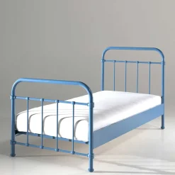 Bett Meridus in Blau