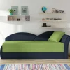 Bett Recamiere in Hellgrün und Dunkelblau - Cobagon